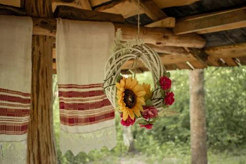 Slavic wreath 스톡 사진