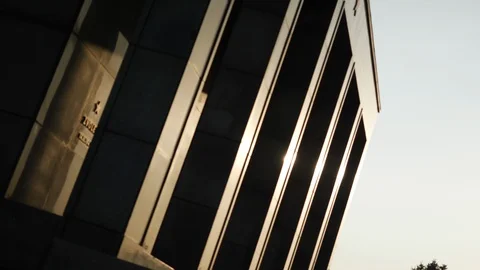 Slavin Memorial in sunset Stock Footage 120539842