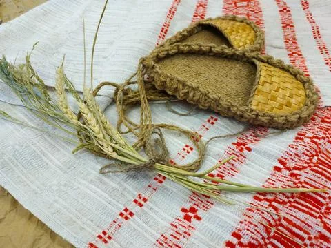 Slavonic composition Stock Photos