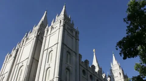 Slc temple Video stock 11289573