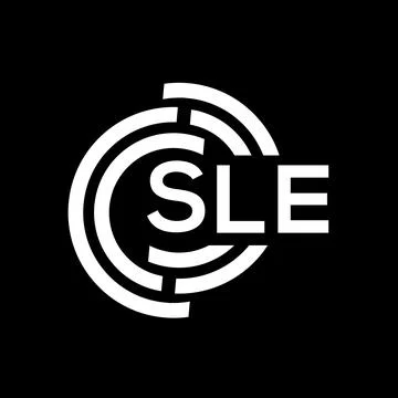 SLE letter logo design. SLE monogram initials letter logo concept. SLE letter Stock Illustration