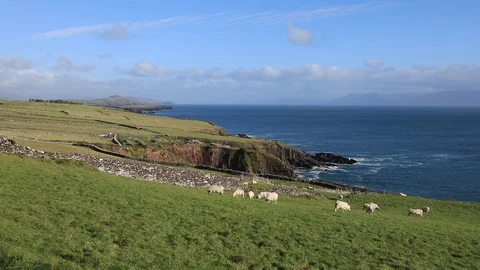 Slea Head Panorama3 Stock Footage 103404886