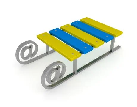 Sled 스톡 일러스트