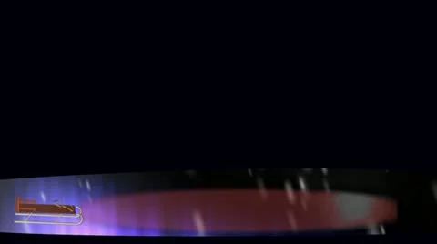 Sled &amp; Snow Lower Thirds Stock Footage 12089550