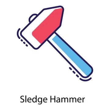 Sledge Hammer Stock Illustration