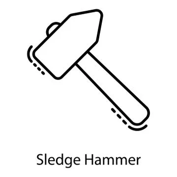 Sledge Hammer Stock Illustration