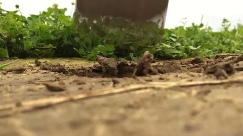 Sledge hammer in slow motion Stock Footage 64753396