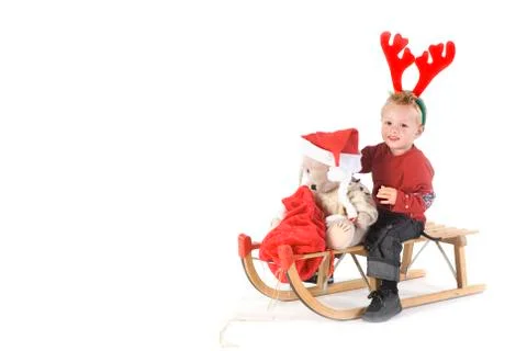 On the sledge Stock Photos