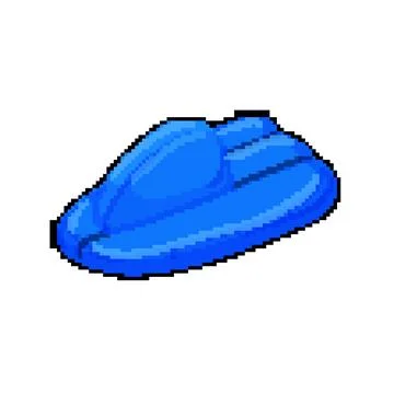 Sledge sled snow pixel art vector illustration Stock Illustration