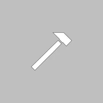 Sledgehammer computer symbol Stock Illustration