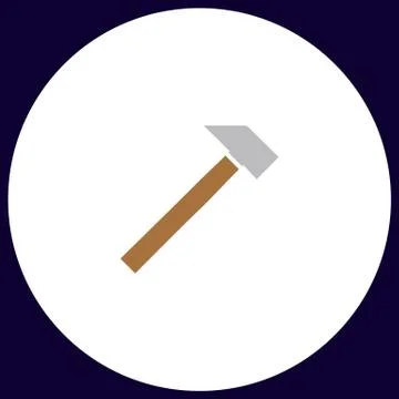 Sledgehammer computer symbol Stock Illustration