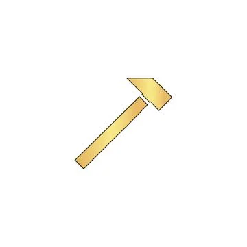 Sledgehammer computer symbol Stock Illustration