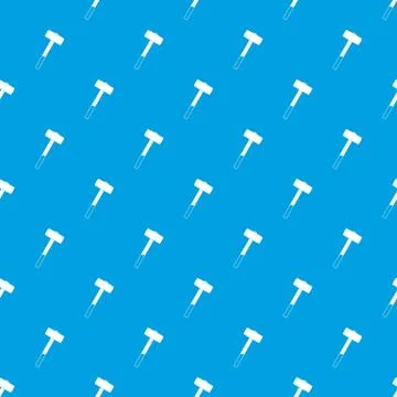 Sledgehammer pattern seamless blue Illustrazione stock