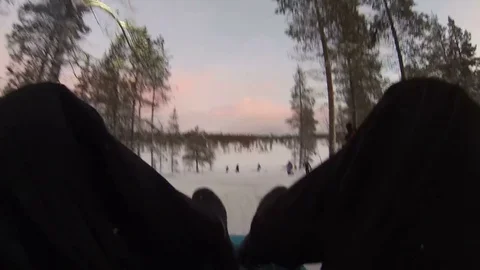 Sledging Stock Footage 81594697