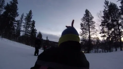 Sledging Stock Footage 81594759