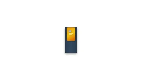 A sleek 4K motion graphics animation of a modern hotel key card smoothly sl.. Video stock 345640693