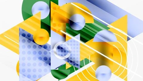 Sleek abstract background - layered triangles with vibrant gradient tones. Semi 스톡 일러스트