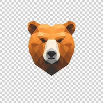 Sleek Bear Logo Design Stock Illustration