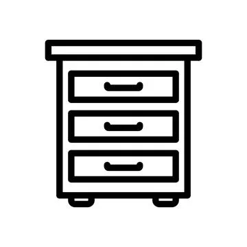 Sleek black floating shelf unit design ideal for compact storage solutions Illustrazione stock
