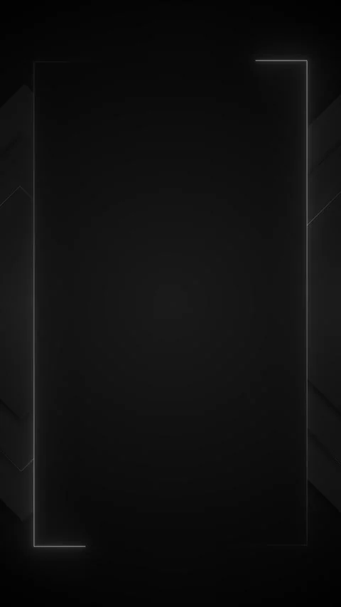 Sleek black presentation frame subtle outline, matte geometric layers, soft corn Stock Footage 340452615