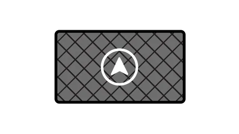 Sleek black square icon featuring arrow icon animation Vidéo 335706832