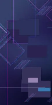 A sleek dark composition of glowing linear shapes, layered rectangles, and .. イラスト素材