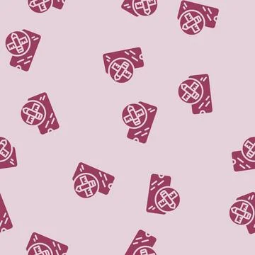 Sleek design glyph vector seamless pattern イラスト素材