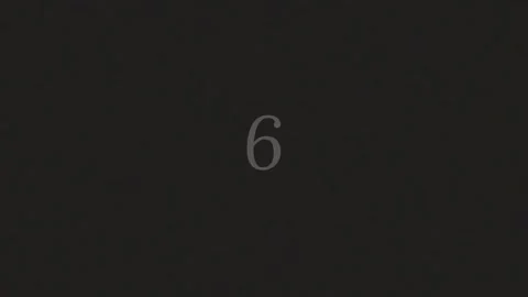 Sleek digital display of number nine on black background | minimalist graph.. Stock Footage 342207236