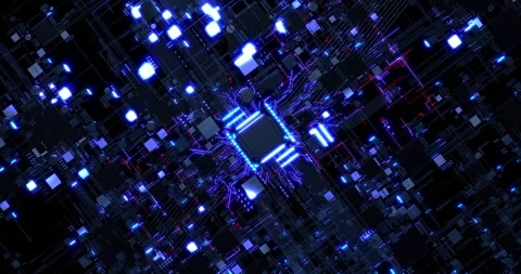 Sleek Digital Notebook Transitioning Into a Computer Hardware World. Stock Footage 306666791