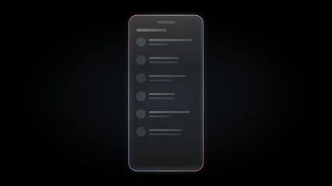 Sleek glass UI bottom sheet animation featuring semi-transparent panel with azur Stock Footage 341306730