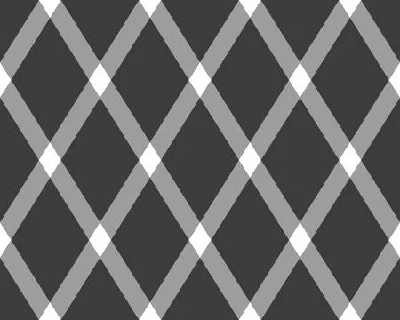 Sleek grayscale diamond check pattern.  Perfect for modern design projects,.. Illustrazione stock