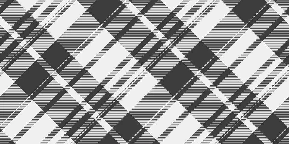 Sleek grayscale plaid pattern.  Perfect for modern textile designs, website b Stock Illustration