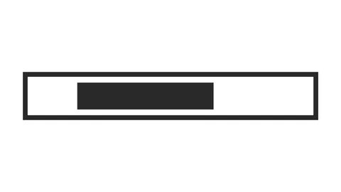Sleek horizontal progress bar, moving stripe for visual loading. Stock Footage 285098436