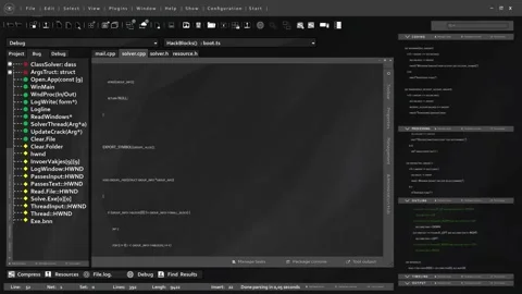 Sleek modern UI displaying real time animations of programming code being typed Stock Footage 280123561
