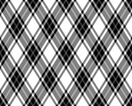 Sleek monochrome plaid pattern.  Elegant and versatile design perfect for f.. Stock Illustration