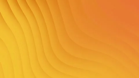 Sleek orange gradient curves modern abstract loop animation. Video stock 286408992