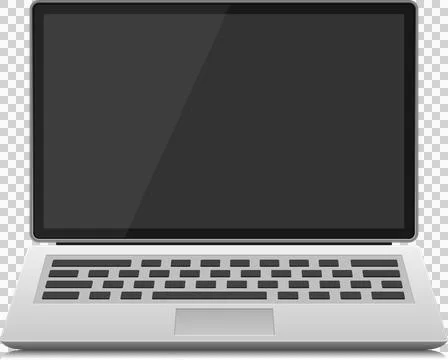 Sleek portable personal computer, a modern tool for productivity and entert.. Illustrazione stock