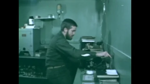 A sleep adaptation study is conducted with a volunteer at McMurdo Station, a Stock Footage 79512001