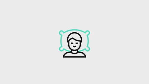 Sleep Animated Icon Stock Footage 320224651