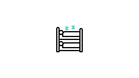 Sleep Animated Icon Stock Footage 320235718