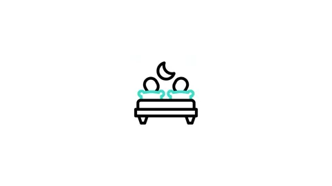Sleep Animated Icon Stock Footage 320344676