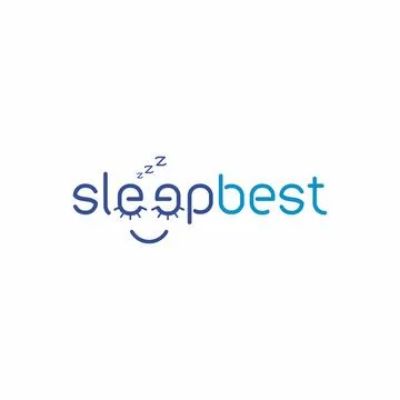 Sleep best logo design Ilustração Stock