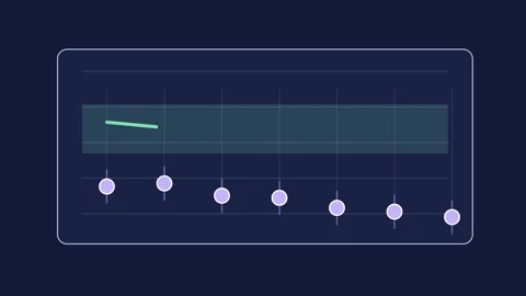 Sleep Consistency Weekly Dot Plot HUD 库存影片 342722689
