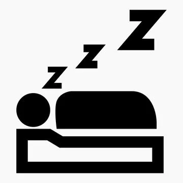 Sleep icon. Vector icon Stock Illustration