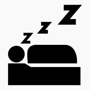 Sleep icon. Vector icon Stock Illustration