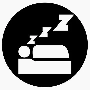 Sleep icon. Vector icon Stock Illustration