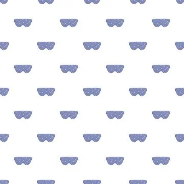 Sleep mask pattern creating restful and dreamy background Stock Illustration