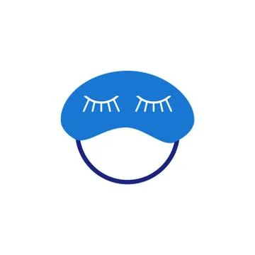 Sleep mask vector graphic design illustration Stock Illustration