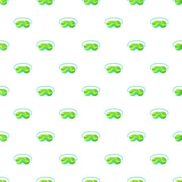 Sleep masks pattern creating a seamless background Illustrazione stock