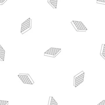 Sleep mattress pattern seamless vector Stock Illustration